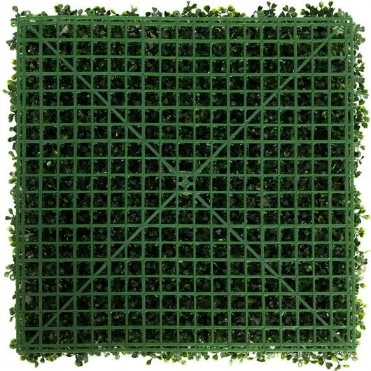 12 Pcs 20" x 20" Artificial Plant Wall Panel Hedge Privacy Fence