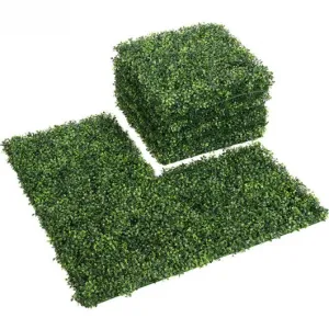 12 Pcs 20" x 20" Artificial Plant Wall Panel Hedge Privacy Fence