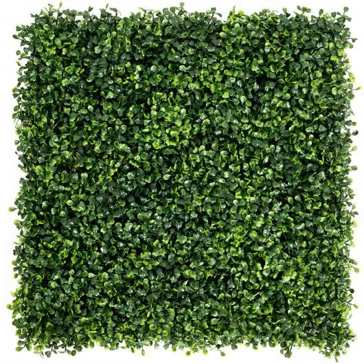 12 Pcs 20" x 20" Artificial Plant Wall Panel Hedge Privacy Fence