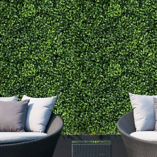 12 Pcs 20" x 20" Artificial Plant Wall Panel Hedge Privacy Fence