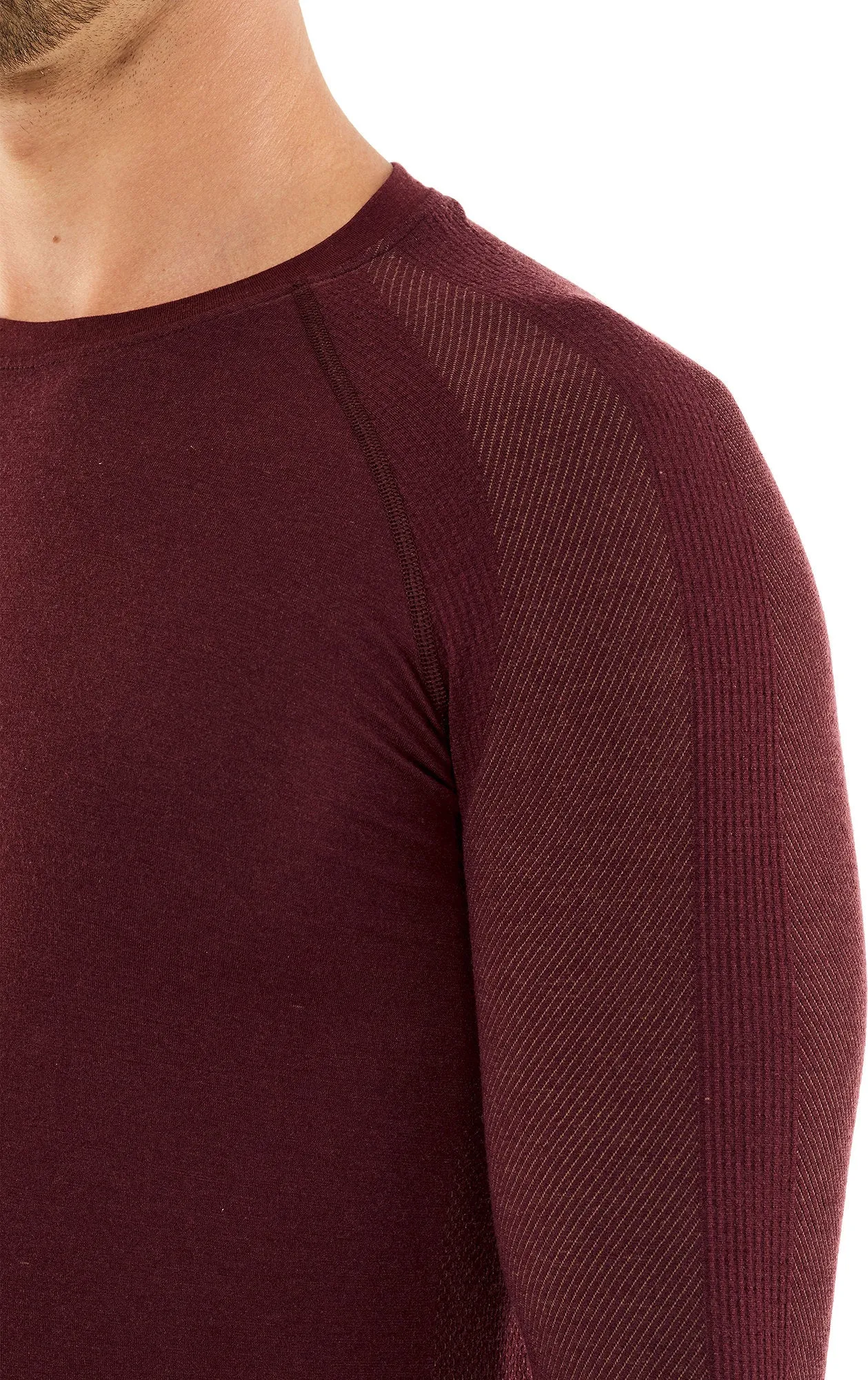 200 Zone Seamless Long Sleeve Base Layer Crewe - Men's|-|Couche de base à manches longues sans coutures 200 Zone Crewe - Homme