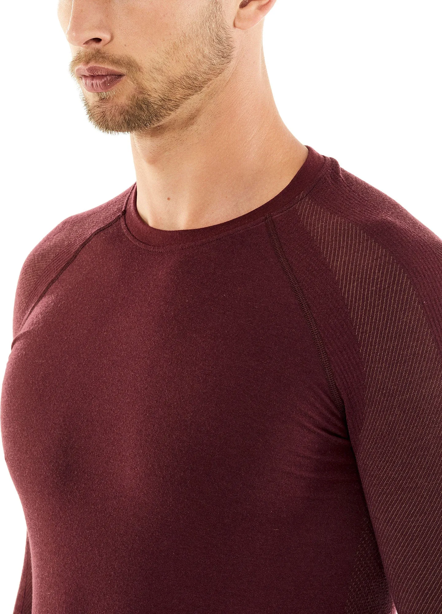 200 Zone Seamless Long Sleeve Base Layer Crewe - Men's|-|Couche de base à manches longues sans coutures 200 Zone Crewe - Homme