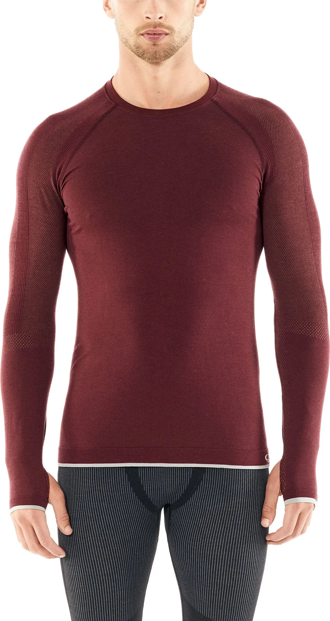 200 Zone Seamless Long Sleeve Base Layer Crewe - Men's|-|Couche de base à manches longues sans coutures 200 Zone Crewe - Homme