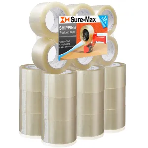 24-Rolls Extra-Wide Packing Tape (3" x 110 yard/330' each) - Clear