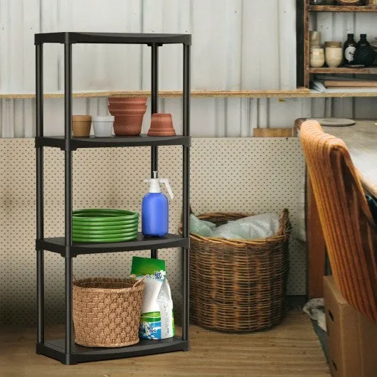 24'' x 12'' x 52.5'' 4-tier Storage Shelf Rack for Garage Kitchen