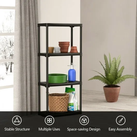 24'' x 12'' x 52.5'' 4-tier Storage Shelf Rack for Garage Kitchen