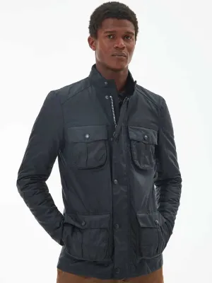 40% OFF BARBOUR Corbridge Wax Jacket - Mens - Navy - Size: MEDIUM