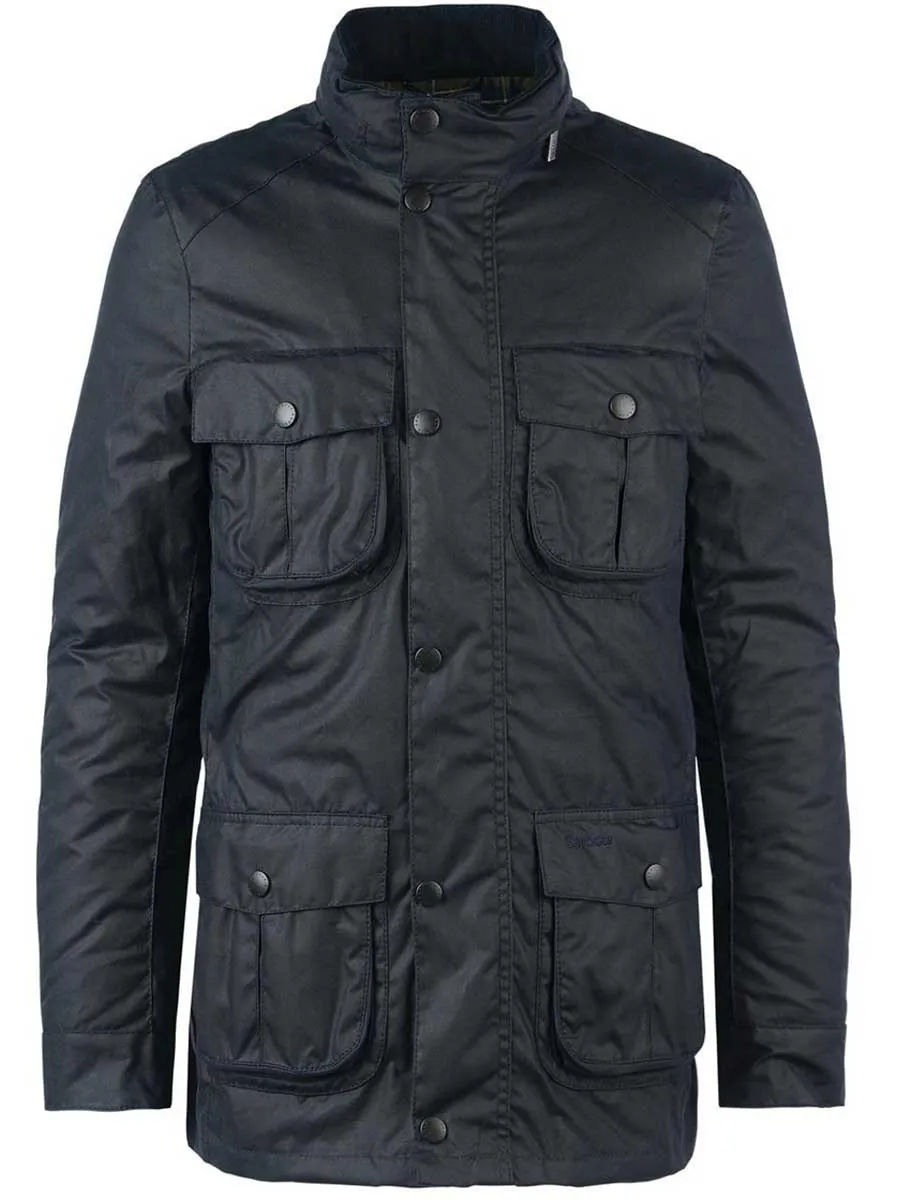 40% OFF BARBOUR Corbridge Wax Jacket - Mens - Navy - Size: MEDIUM