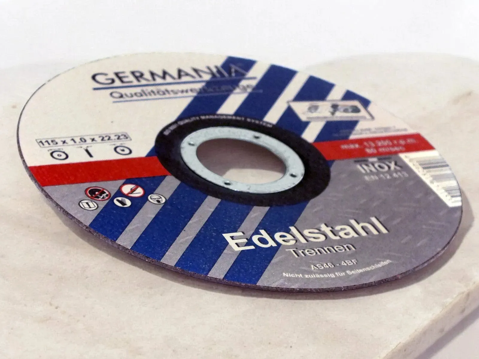 4.5" Cutting Discs for Metal and Stainless Steel | 1.0 x 115 x 22.2mm Ultra Thin Angle Grinder Blades | 1-100pc
