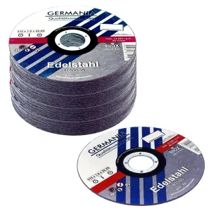 4.5" Cutting Discs for Metal and Stainless Steel | 1.0 x 115 x 22.2mm Ultra Thin Angle Grinder Blades | 1-100pc