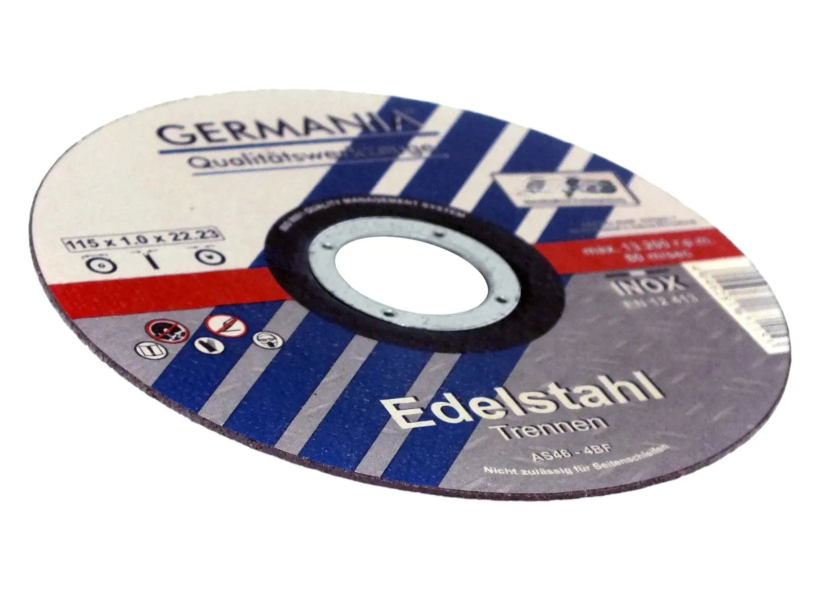 4.5" Cutting Discs for Metal and Stainless Steel | 1.0 x 115 x 22.2mm Ultra Thin Angle Grinder Blades | 1-100pc