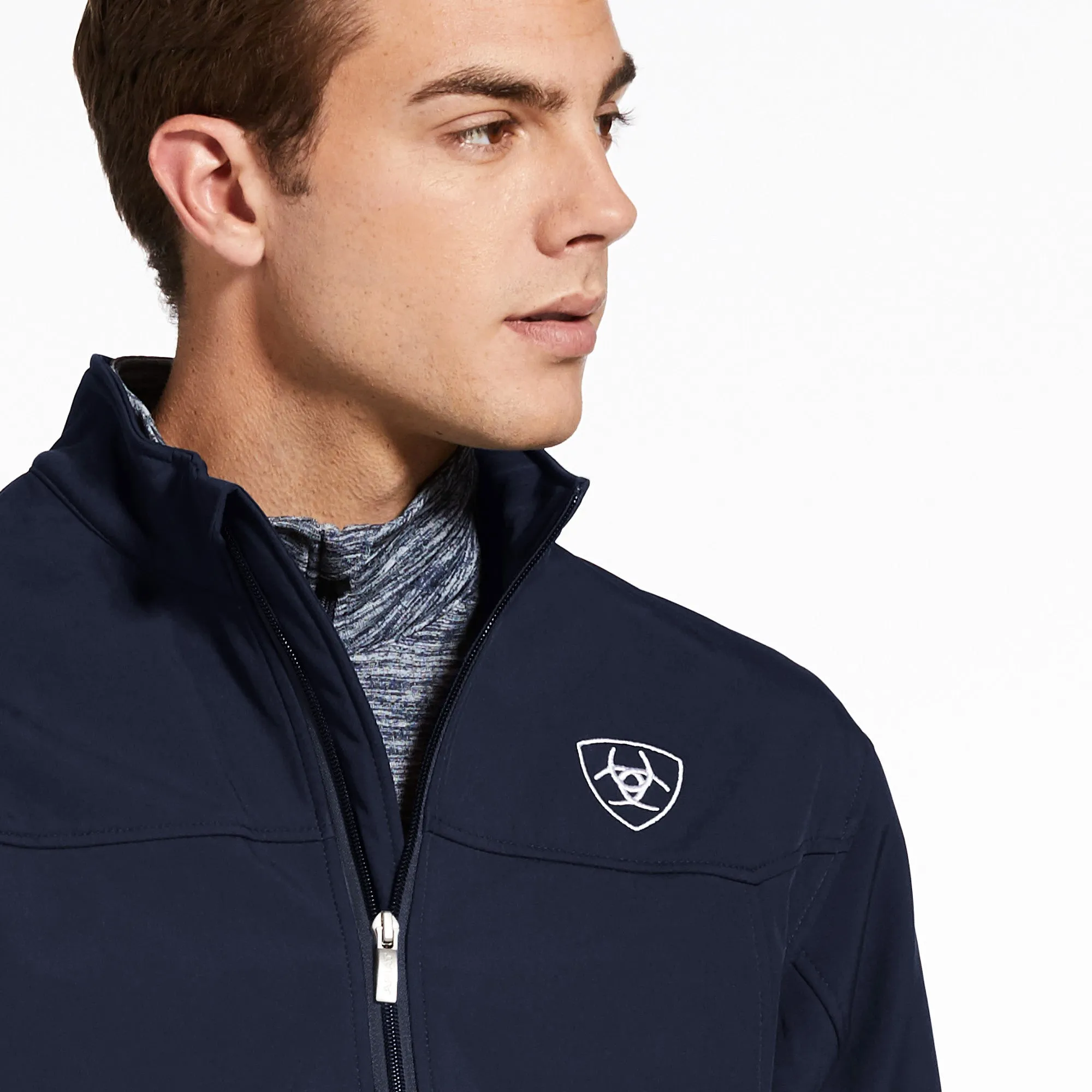 Ariat® Men's New Team Navy Blue Softshell Jacket 10032687