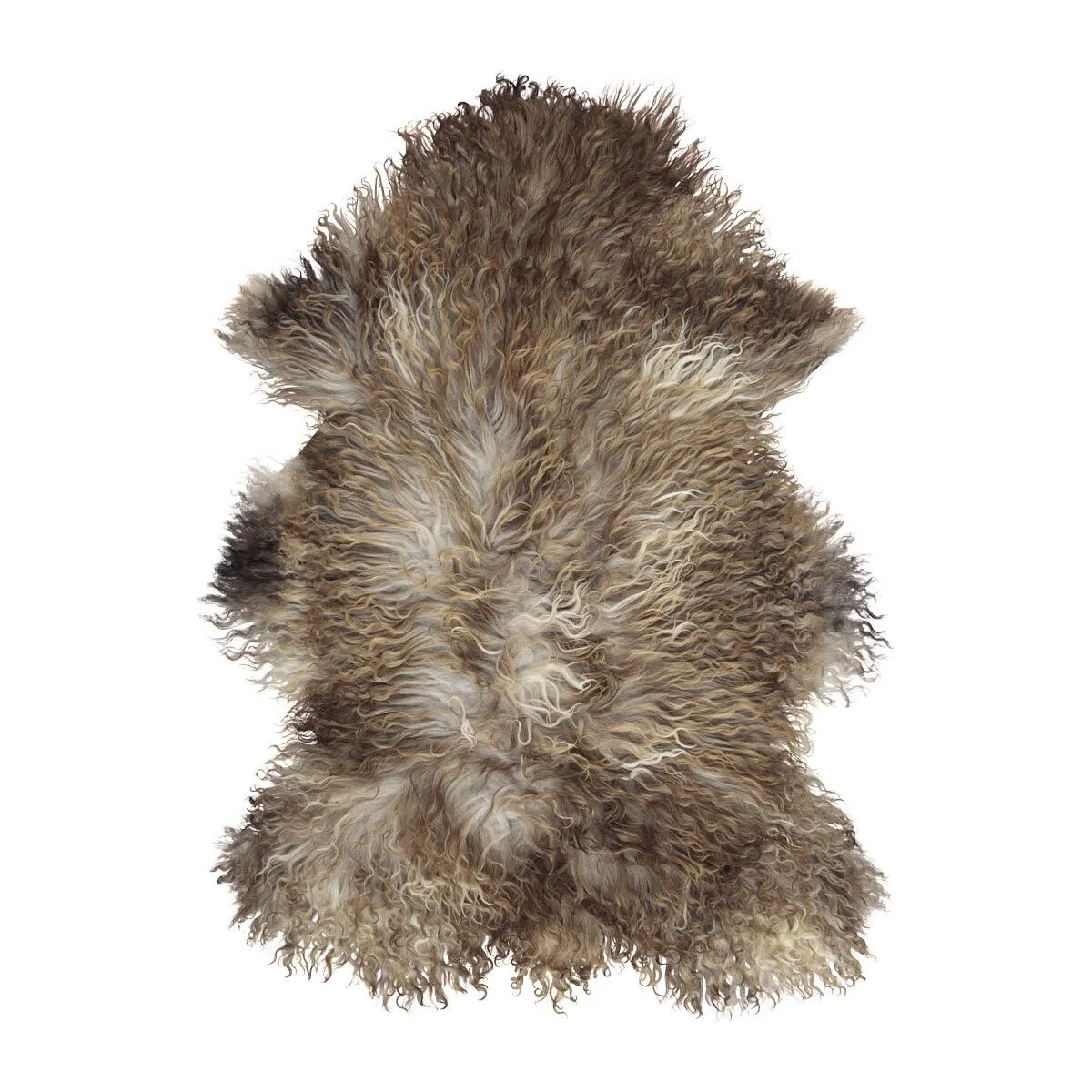 Austrian Sheepskin | Curly | Natural Colors | 90 cm