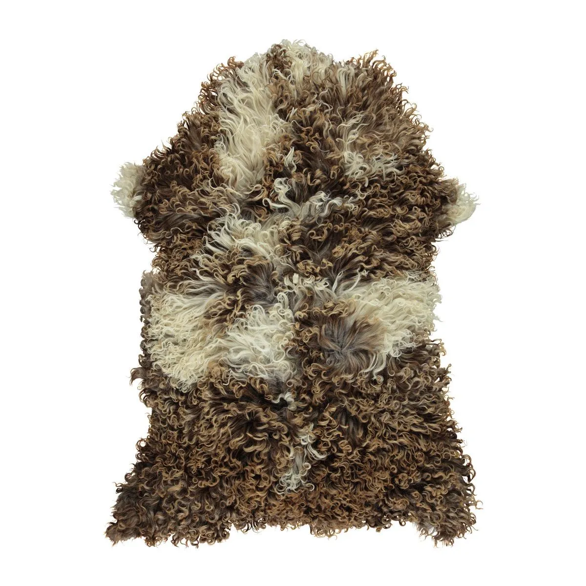 Austrian Sheepskin | Curly | Natural Colors | 90 cm