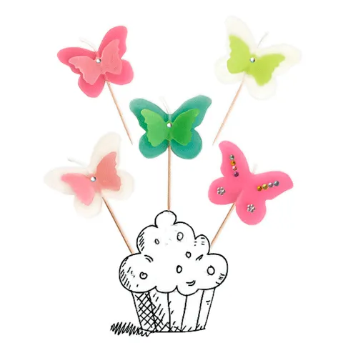 Butterfly Beeswax Candles