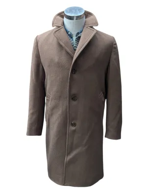 Dhobi English Coat L/42 Camel Pure Heavy Wool