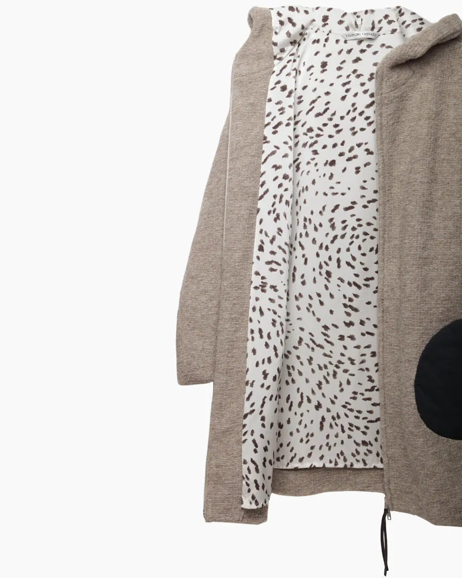 Hooded Sweater Jacket