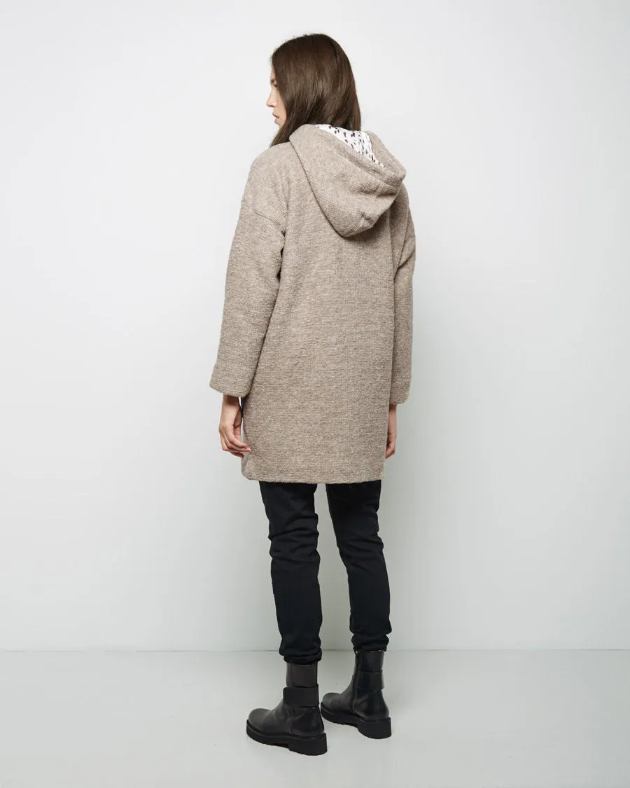 Hooded Sweater Jacket
