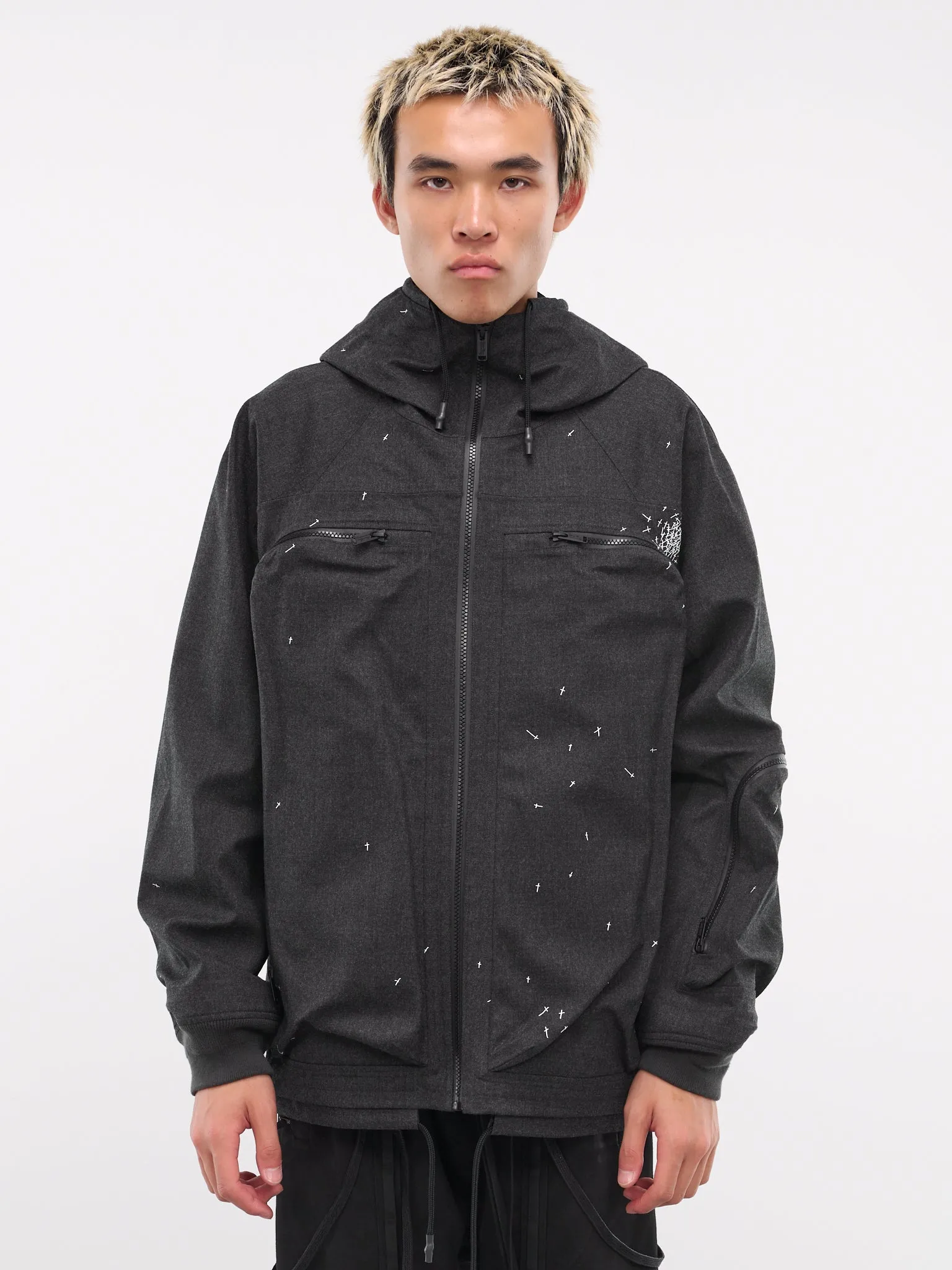 Hooded Zip Blouson (UC2D4206-T-CHARCOAL)