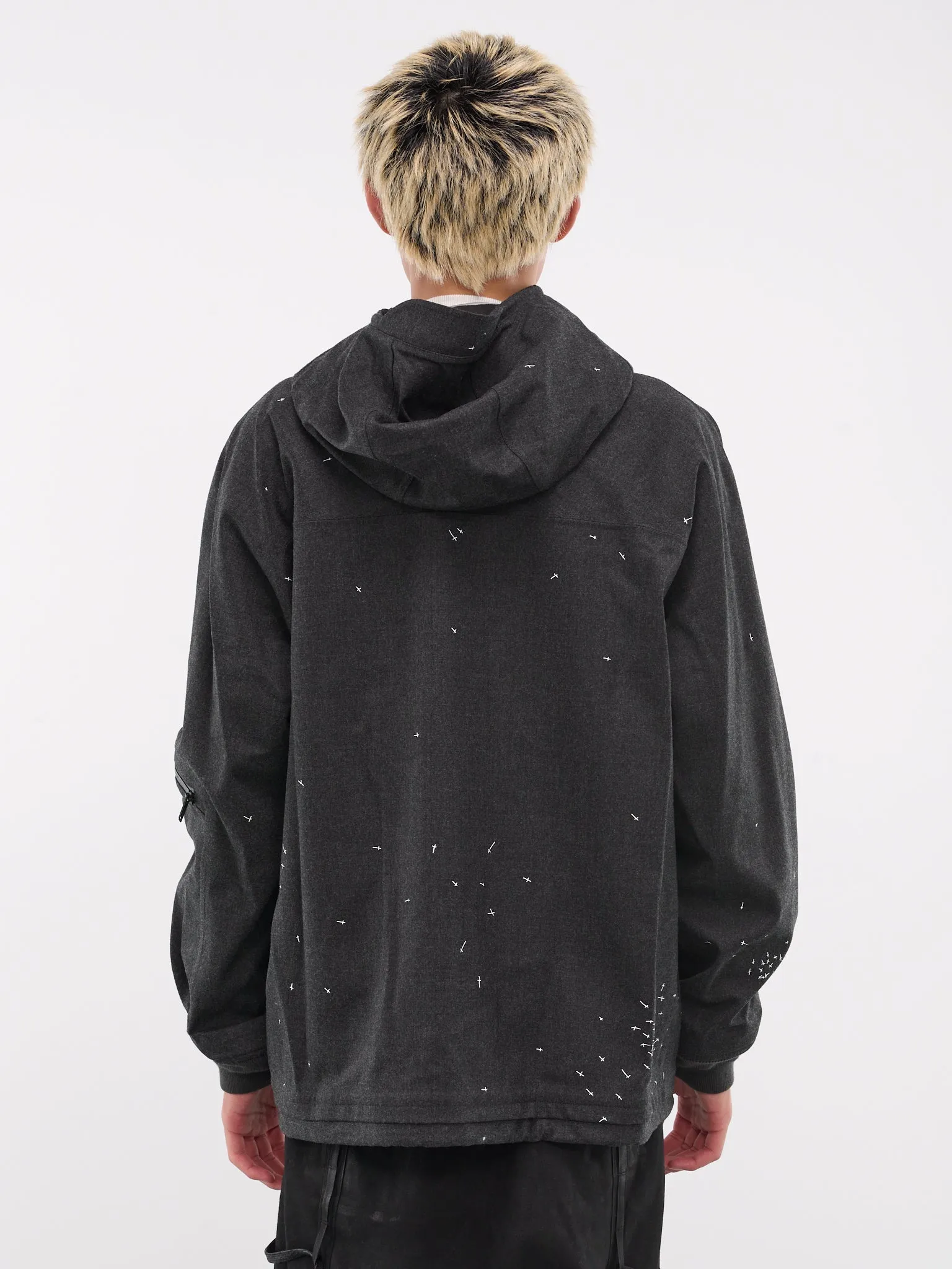 Hooded Zip Blouson (UC2D4206-T-CHARCOAL)