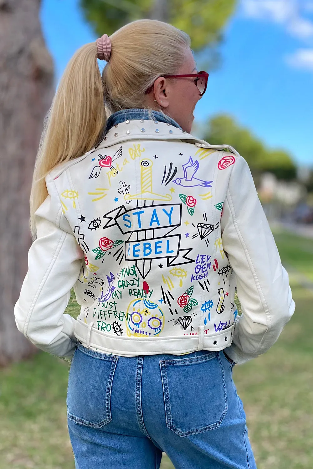 JACKET PERFECTO ME ΣΧΕΔΙΑ