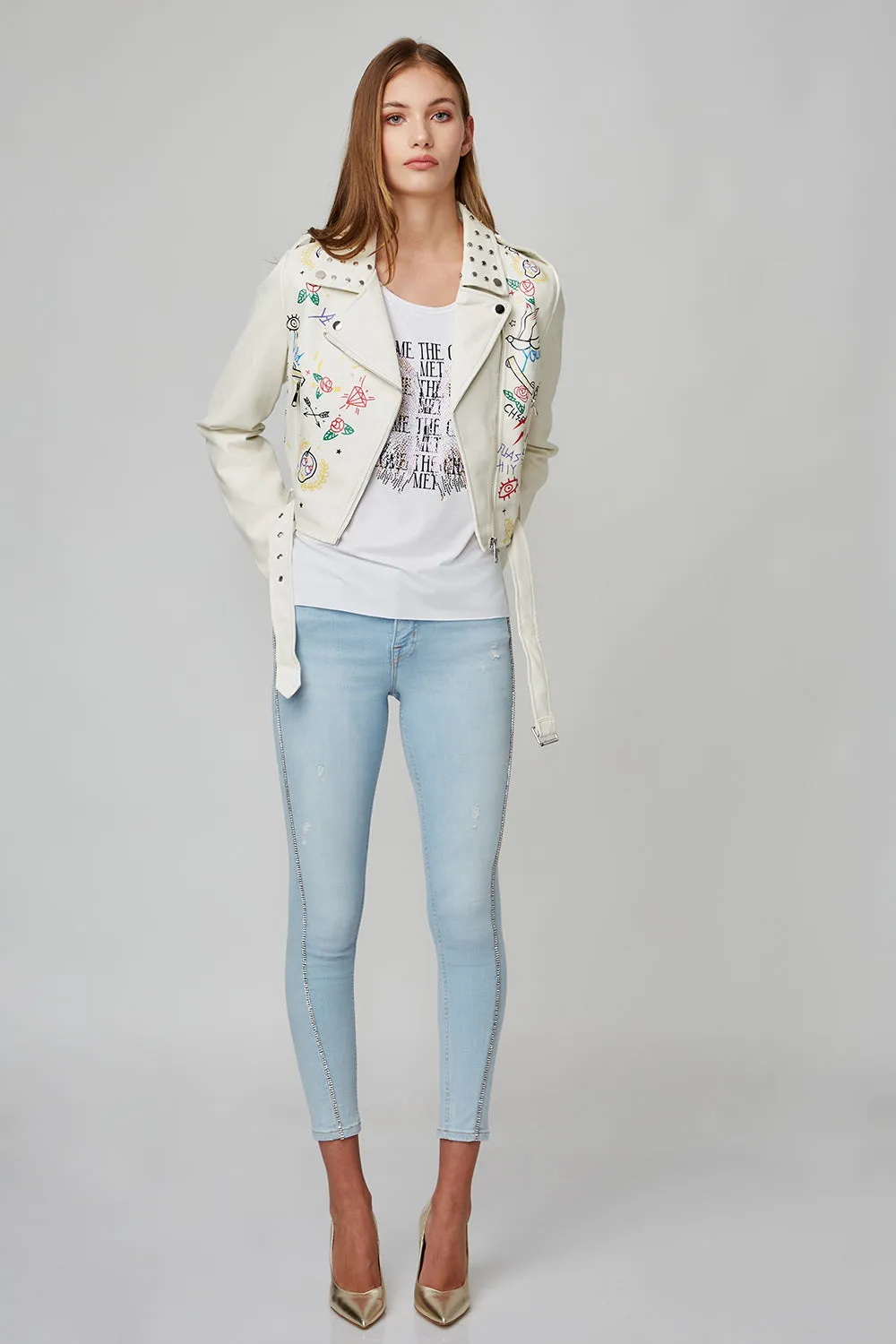 JACKET PERFECTO ME ΣΧΕΔΙΑ