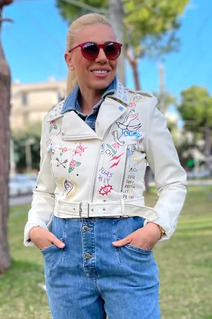 JACKET PERFECTO ME ΣΧΕΔΙΑ