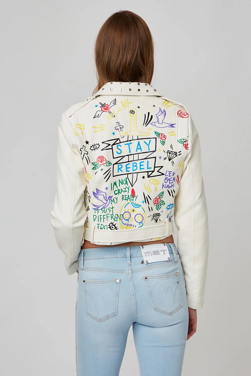 JACKET PERFECTO ME ΣΧΕΔΙΑ