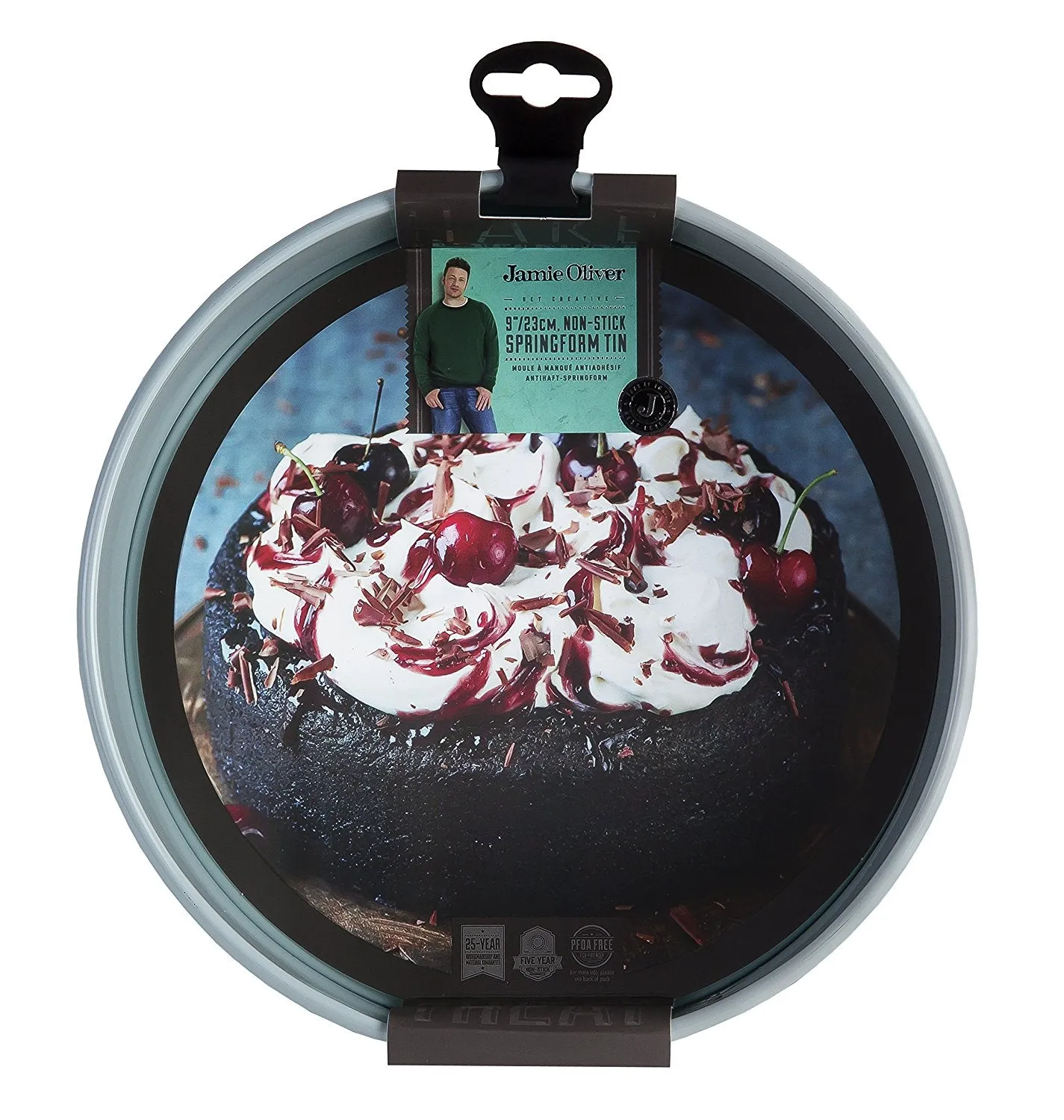 JAMIE OLIVER Round Springform Cake Tin, 9 Inches