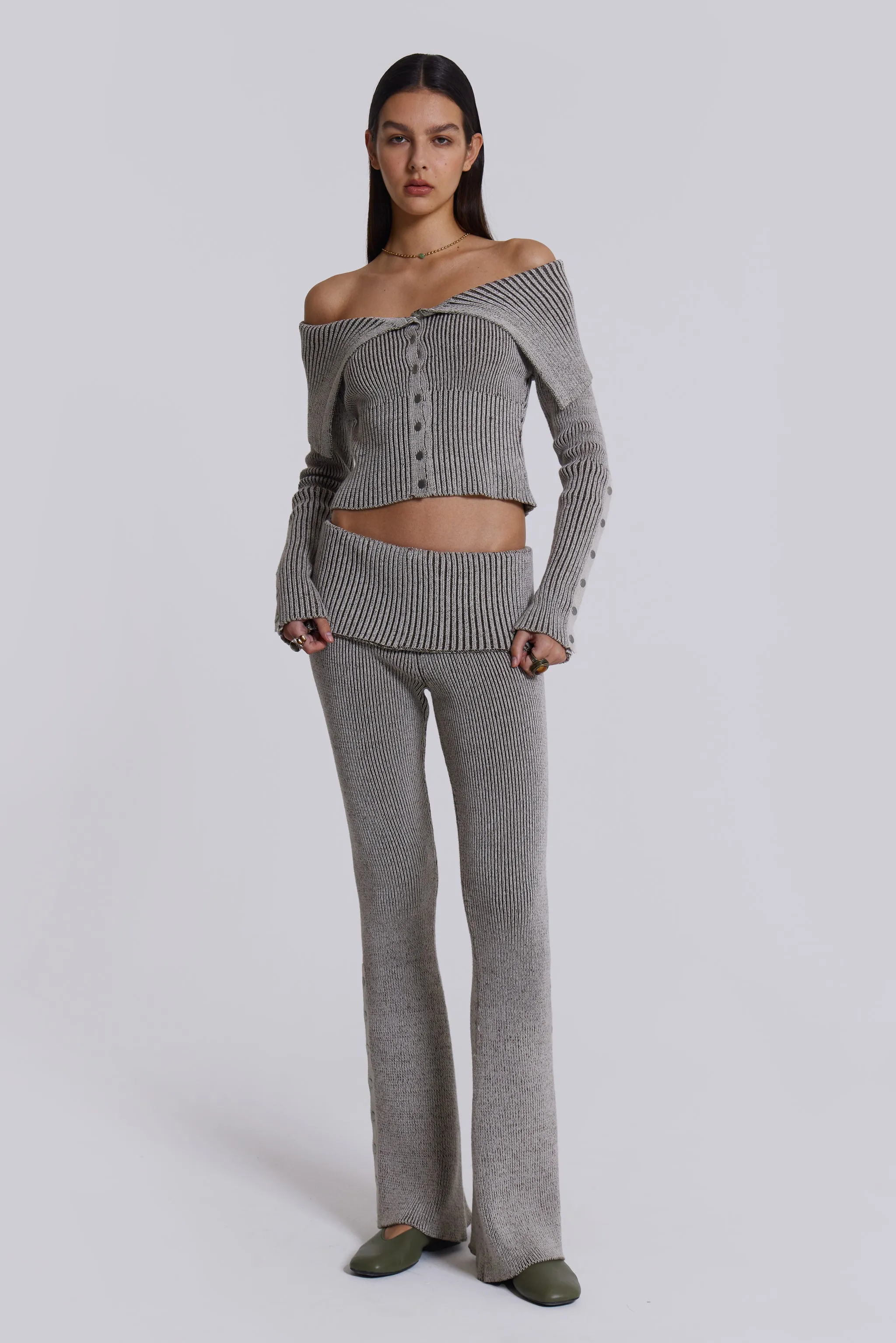 Kensu Off The Shoulder Knit Top