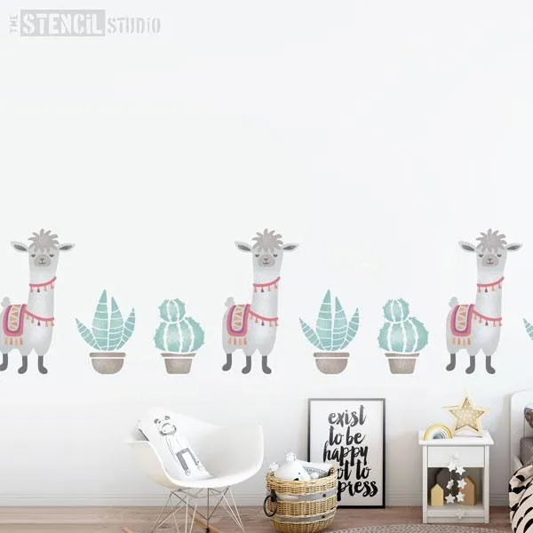 Levi Llama Stencil