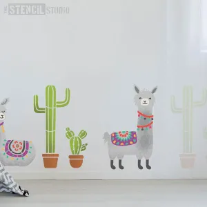 Lionel Llama Stencil
