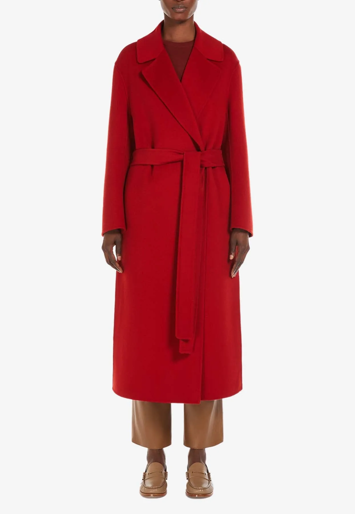 Livia Wool Wrap Coat