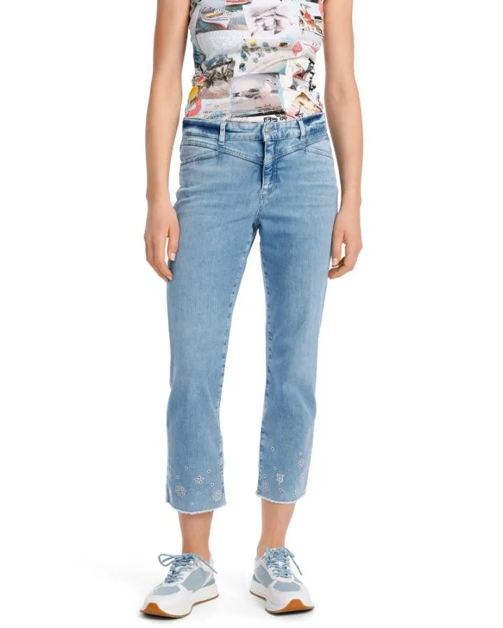 Marc Cain Eyelet Detail Jeans