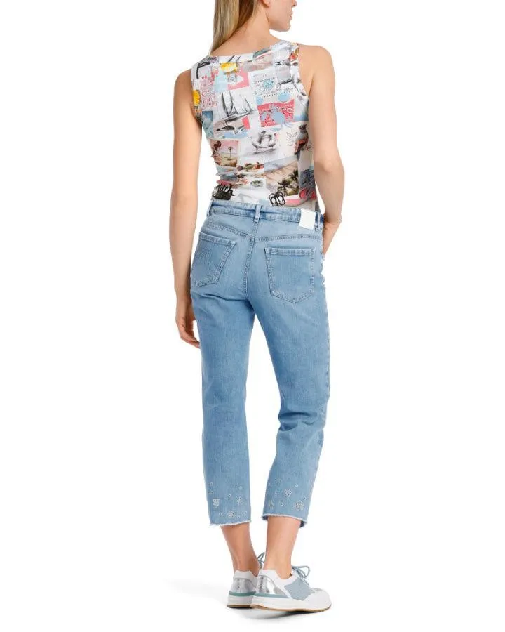 Marc Cain Eyelet Detail Jeans