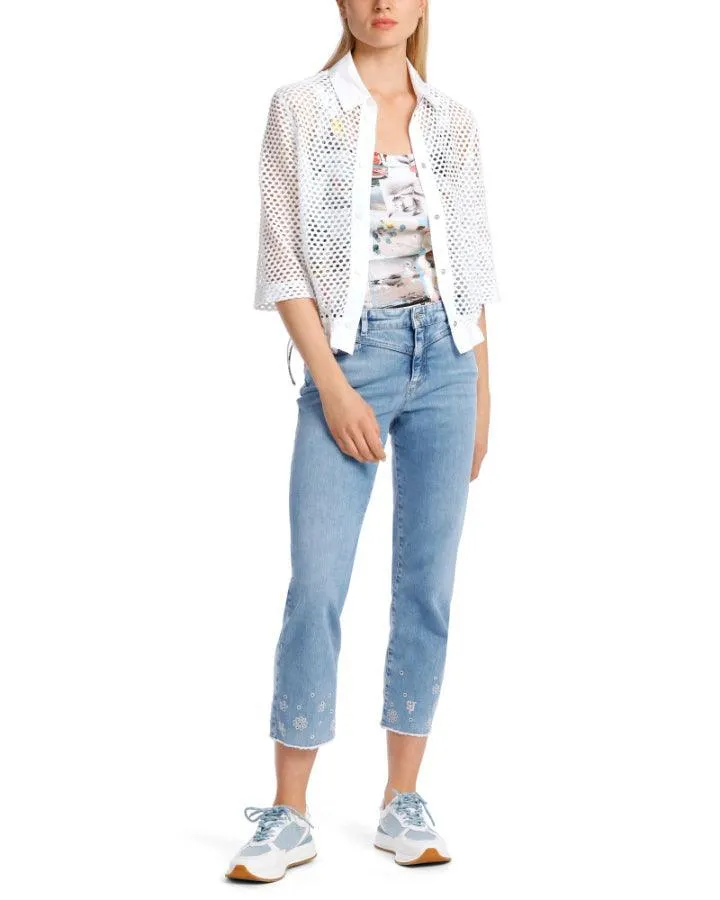 Marc Cain Eyelet Detail Jeans