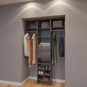 Modular Closets 4.5 FT Closet Organizer System - 54 inch - Style C
