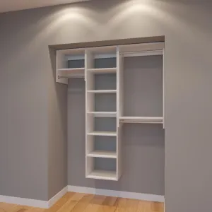 Modular Closets 5 FT Closet Organizer System - 60 inch - Style B