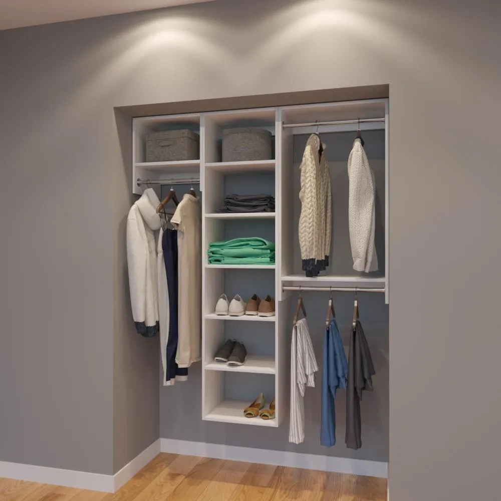 Modular Closets 5 FT Closet Organizer System - 60 inch - Style B