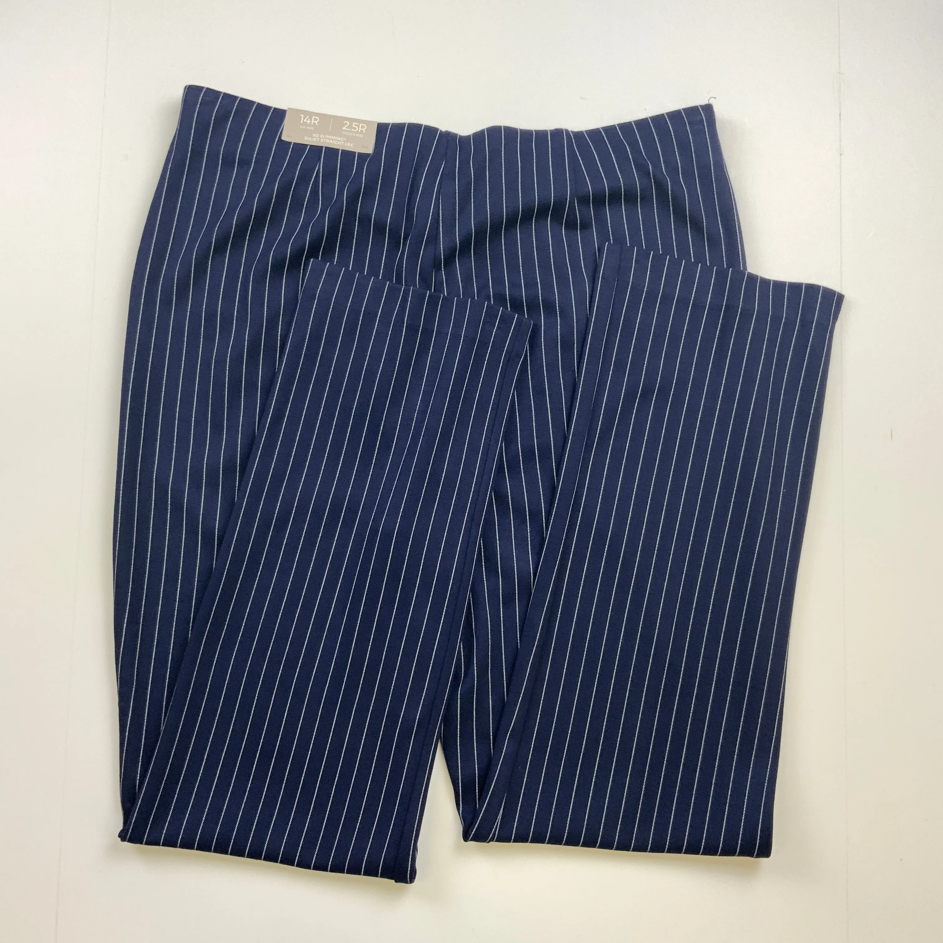 Pants Dress By Chicos In Striped Pattern, Size: 14