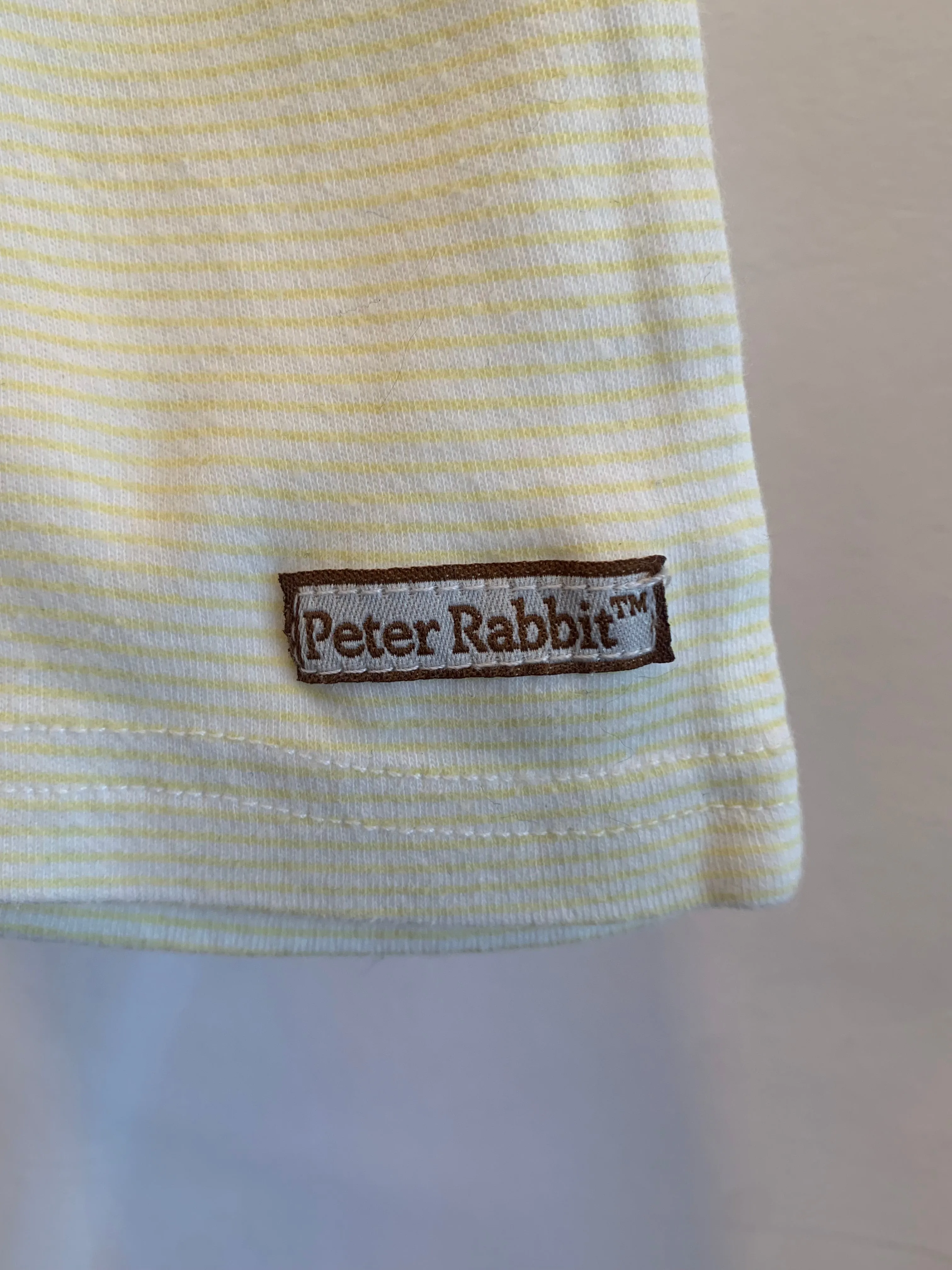 Peter Rabbit Striped Yellow Baby Pants