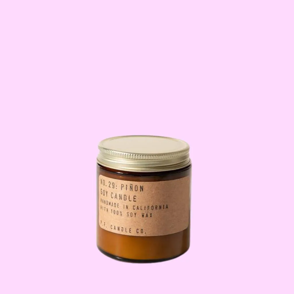 Piñon mini candle