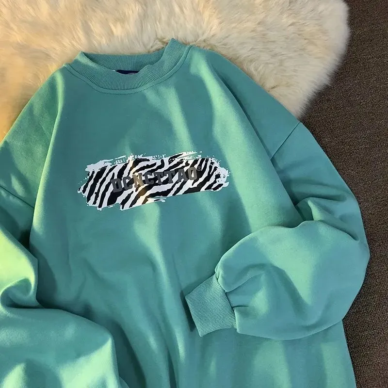 Purpdrank - Autumn Woman's Hoodies Oversize Female Loose Bear Cotton Solid  Warm Women Sweatshirts Couple Fashion Plus Size