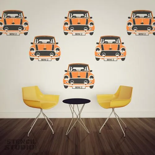 Racing Mini Stencil