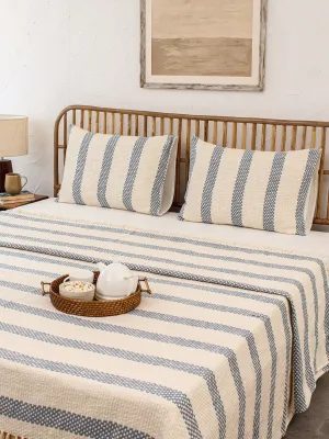 Shivalik Double Bedcover (Dark Blue)