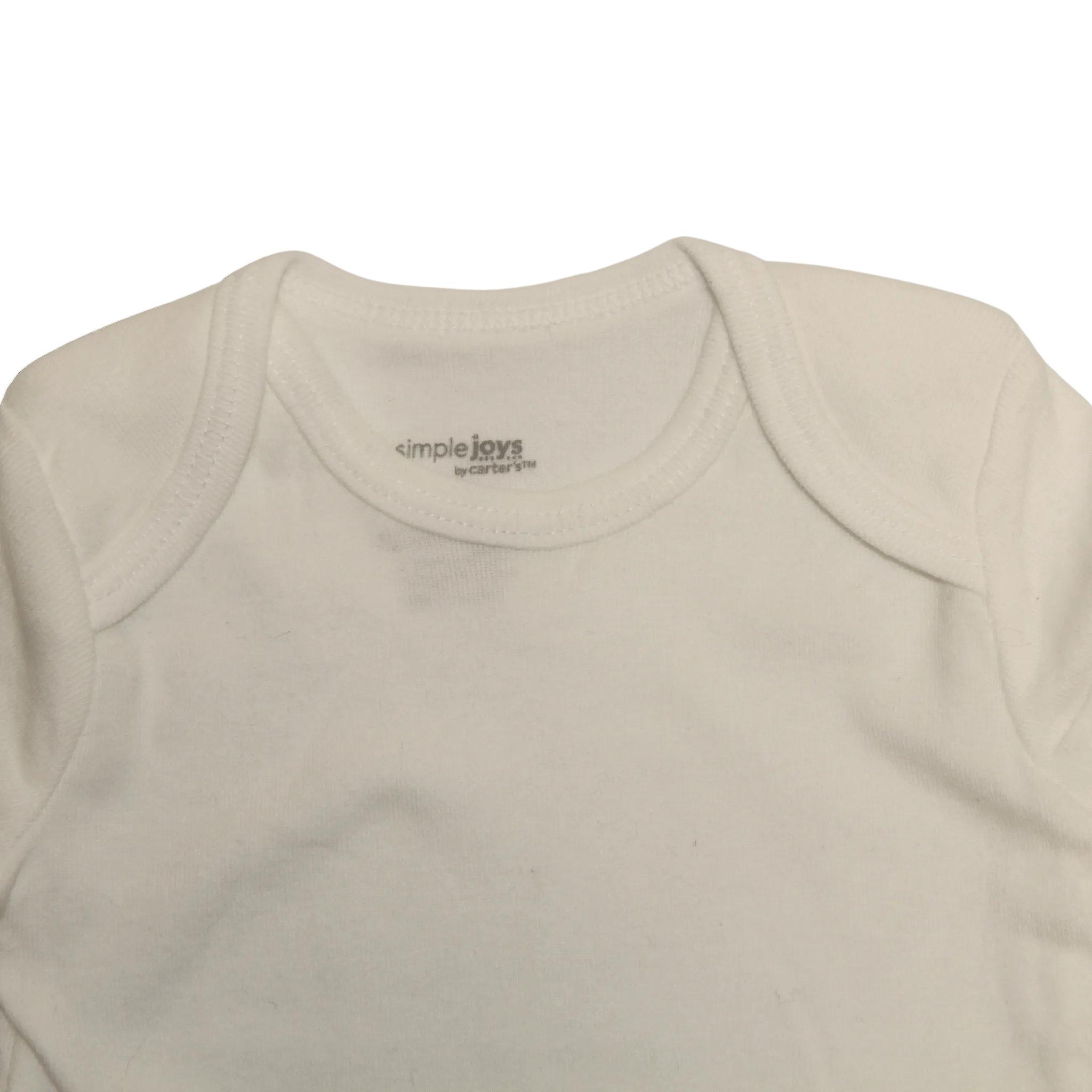 Simple Joys White Vests x3