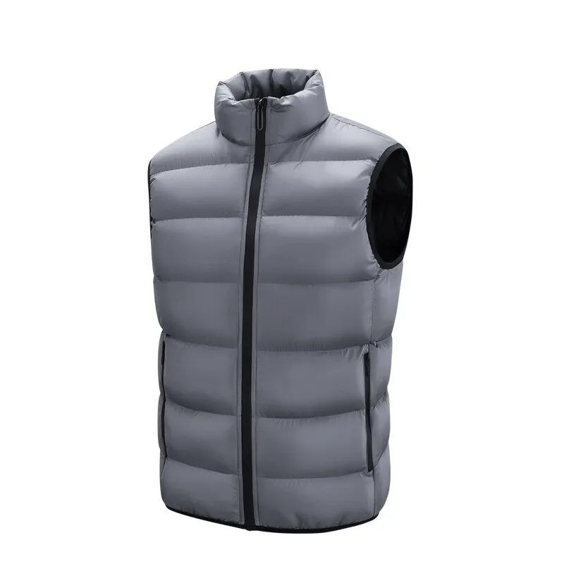 Sports Stand Collar Vest / Windproof Football Sleeveless Jacket - SF0464