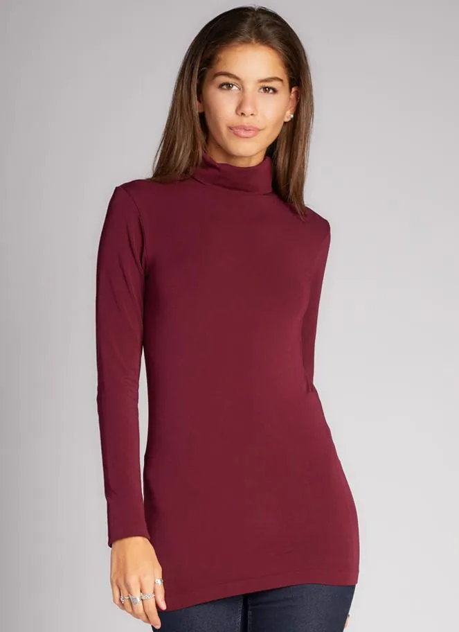 Top Bamboo Turtleneck Plus