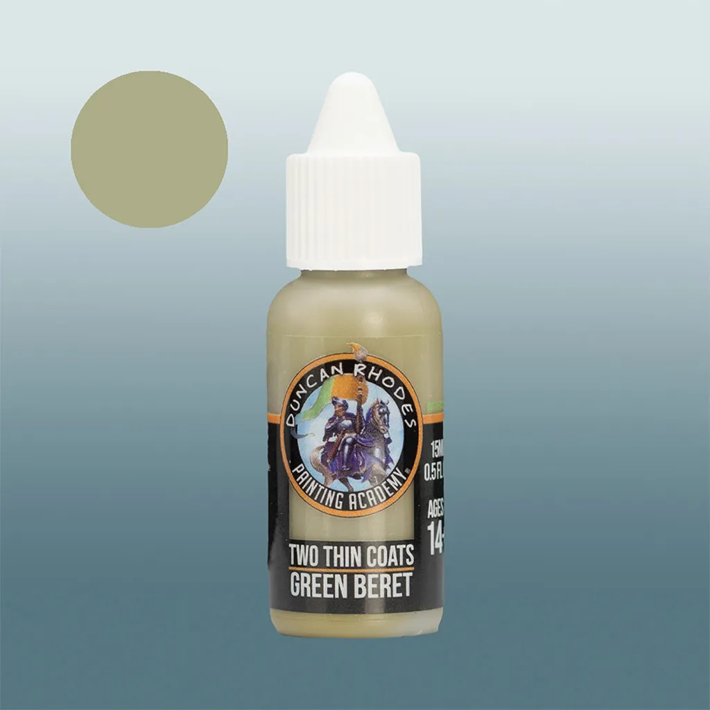 TWO THIN COATS GREEN BERET