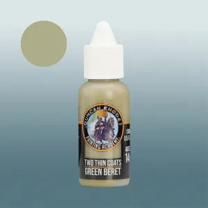 TWO THIN COATS GREEN BERET
